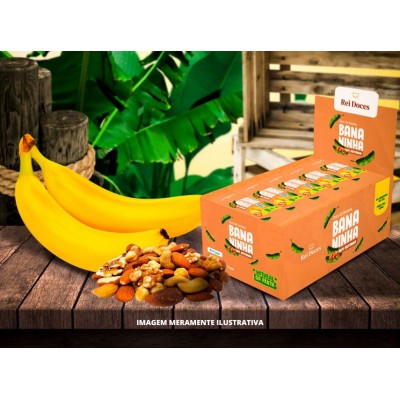 BANANINHA CREMOSA CASTANHA REI DOCES 1X24X25G